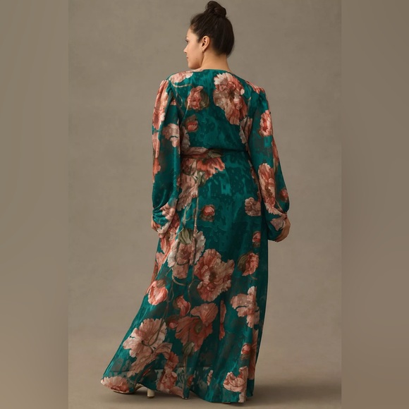 Anthropologie Hutch V-Neck Textured Wrap Dress - Picture 8 of 10